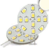 ISOLED G4 LED 12SMD, 2W, blanco neutro, pin en el lateral