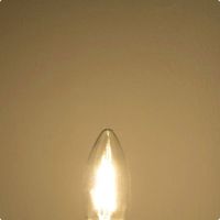 ISOLED E14 LED Kerze, 4W, klar, warmwei, dimmbar