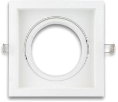 ISOLED Einbaurahmen AR111, eckig, 1 fach, schwenkbar
