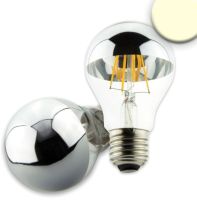 ISOLED Ampoule LED  tte miroir E27, 4W, transparent, blanc chaud