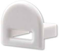 ISOLED Endkappe EC38 fr SURF12 BORDERLESS FLAT mit COVER5, mit Kabeldurch