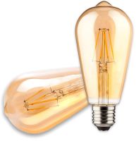 ISOLED Ampoule LED Vintage Line E27 ST64 8W, blanc ultra chaud, gradable