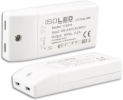 ISOLED Transformateur LED 12V/DC, 0-30W, compact, SELV