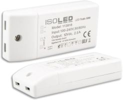 ISOLED LED Trafo 12V/DC, 0-30W, kompakt, SELV