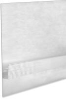 Perfil ISOLED LED de pared seca, hueco de sombra 80, blanco RAL 9010 200cm