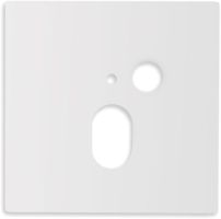 ISOLED Cover Aluminium eckig wei, fr Wandeinbauleuchte Sys-Wall68 mit PI