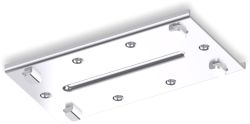 ISOLED Verbinder fr Langfeldleuchte bei Aufputz-Montage