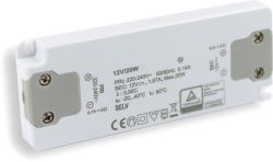ISOLED Transformateur LED 12V/DC, 20W, ultraslim