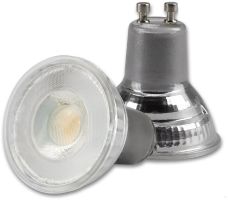 Foco LED ISOLED GU10 5,5W, 60, prismtico, blanco clido, CRI90, 3 nivele