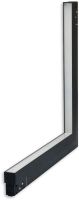 ISOLED Track48 Eckleuchte 90 vertikal schwarz, 20W, 48V DC, 3000K, CRI90