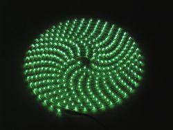 EUROLITE RUBBERLIGHT RL1-230V verde 9m