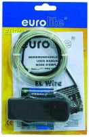 EUROLITE EL Wire 2mm, 2m, azul claro