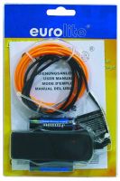 EUROLITE EL Wire 2mm, 2m, naranja