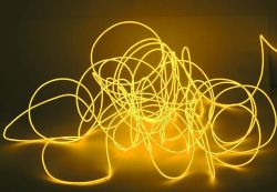 EUROLITE EL-Schnur 2mm, 2m, orange