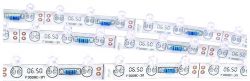 EUROLITE LED Ribbon V 3x30cm 18LED  blue