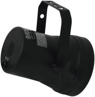 EUROLITE T-36 Pinspot con enchufe, negro