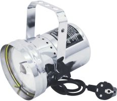 EUROLITE T-36 Pinspot with Plug, silver