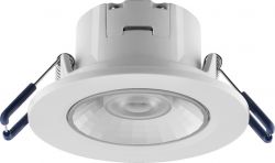 MONACOR LDSR-655D/WWS Focos LED empotrables, redondos y planos, 5,5 W