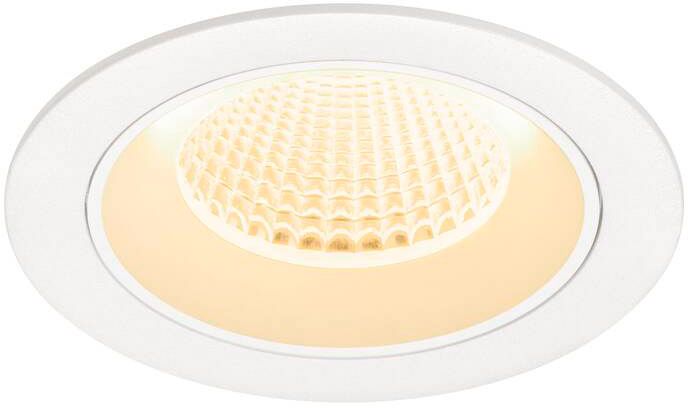 SLV NUMINOS® M, Deckeneinbauleuchte, 3000 K, 40°, IP20, rund, weiß