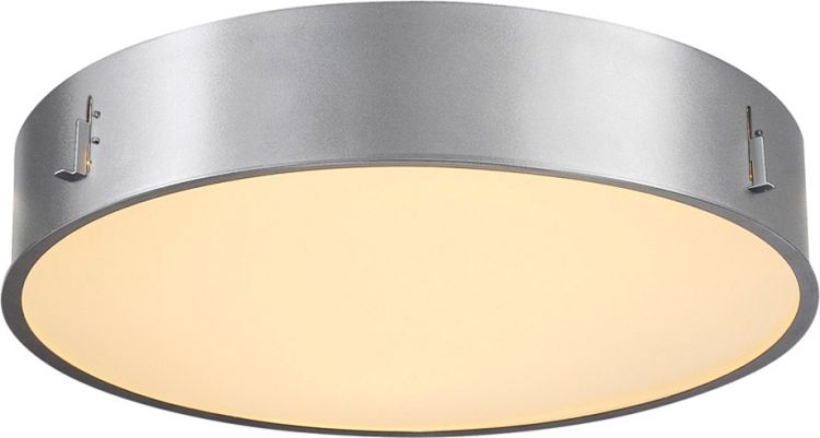 SLV MEDO 60 Einbauleuchte, LED, 3000K, rund, silbergrau, Ø 61 cm, 40 W