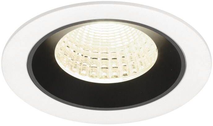 SLV NUMINOS® M, Deckeneinbauleuchte weiß/schwarz 4000 K 55°
