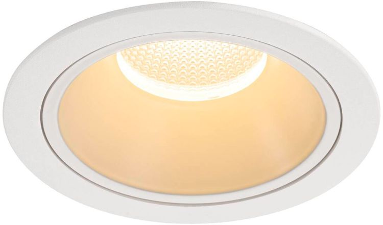 SLV NUMINOS® XL, Deckeneinbauleuchte, 3000 K, 40°, IP20, rund, weiß