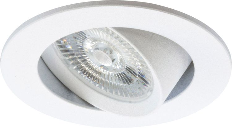 ISOLED LED Einbauleuchte Slim68 MiniAMP weiß, rund, 8W, 24V DC, neutralweiß, dimmbar