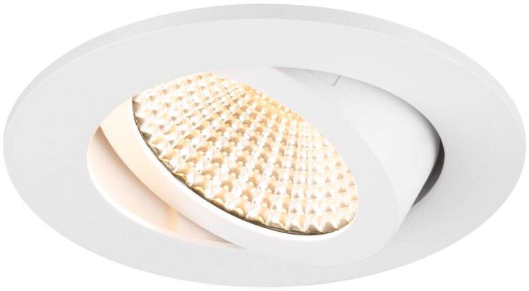 SLV NEW TRIA® 68, Deckeneinbauleuchte, 1800-3000K, 60°, IP 20, rund, weiß