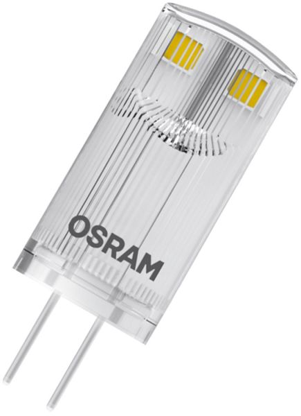 OSRAM LED PIN 5 320° 0,6 W 827 klar G4