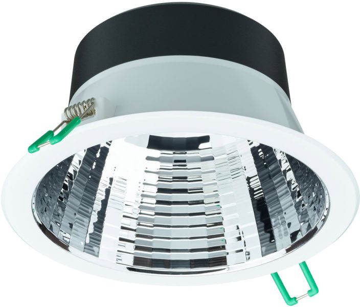 PHILIPS CoreLine Downlight gen5, 10,7 W, D150 mm, 1150 lm, 4000 K, DALI, UGR19, Facettiert