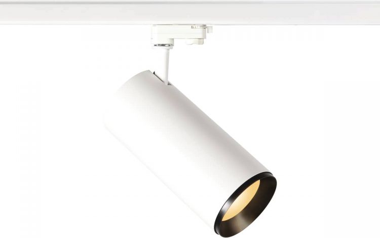 SLV NUMINOS® XL PHASE, 3 Phasen Spot weiß / schwarz 36W 2700K 36°