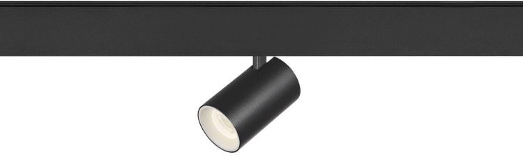 SLV NUMINOS® XS, 48V Spot, rund, 4000 K, 8.7 W, DALI 2, 55°, matt schwarz / matt weiß