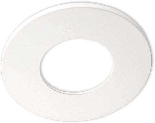 ISOLED Cover Aluminium rund weiß matt für Einbaustrahler Sys-68