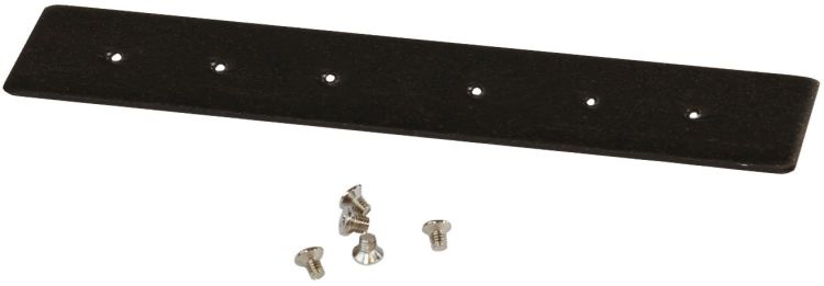 ISOLED Track48 Verbindungsplatte 160mm für Ein- und Aufbauschienen, schwarz, 1 Stück