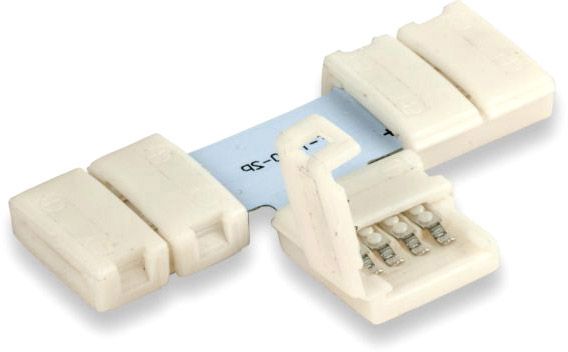 ISOLED Clip-T-Verbinder (max. 5A) für 2-pol. IP20 Flexstripes mit Breite 12mm, Pitch-Abstand