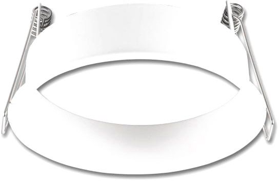 ISOLED Erweiterungsring rückversetzt rund weiß matt für Einbaustrahler Sys-68