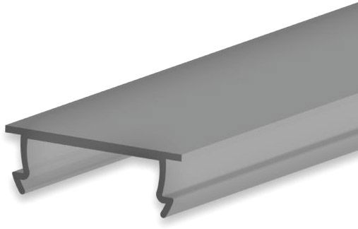 ISOLED Abdeckung COVER48 schwarz/matt 200cm für Profil PURE12/PURE14/STAIRS13