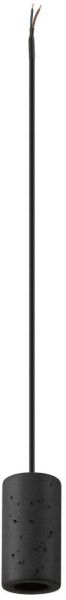 SLV FITU PD, E27, stone, Pendelleuchte, Pendellänge 500 cm, offenes Kabelende, 1 x max. 15 W