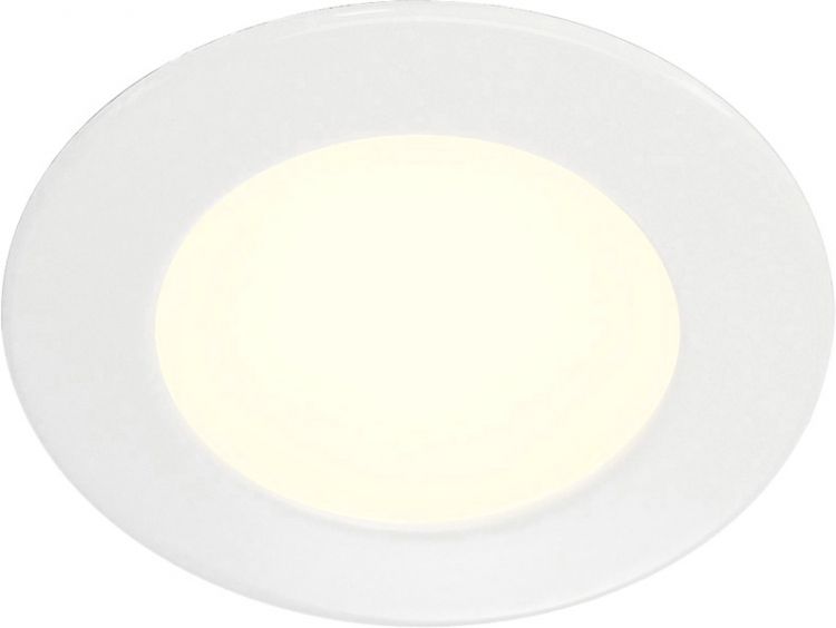 SLV DL 126 Einbauleuchte, LED, 2700K, rund, weiß, 2,8W