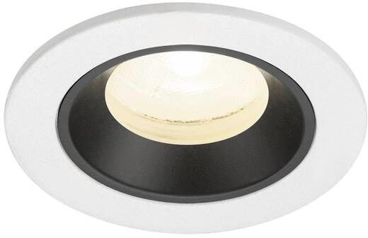 SLV NUMINOS® XS, Deckeneinbauleuchte weiß/schwarz 4000 K 20°