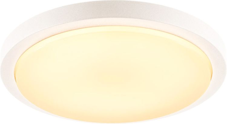 SLV AINOS Deckenleuchte, LED, 3000K, rund, weiß, mit Sensor