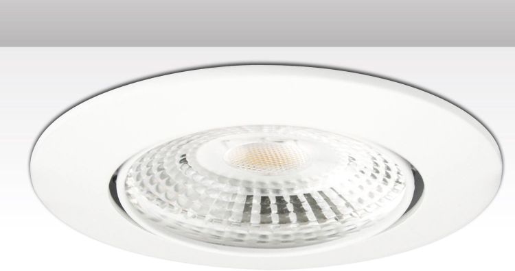 ISOLED Einbaurahmen Ion rund, Lochausschnitt 73mm, weiß, für GU10/MR16 Spots