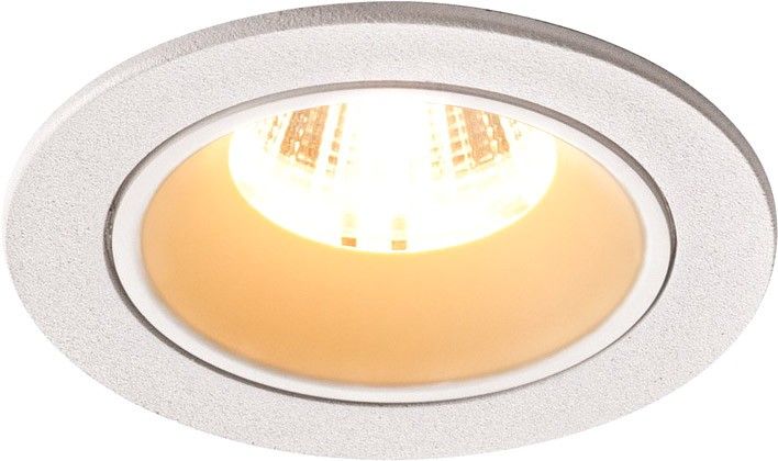 SLV NUMINOS® DL S, Indoor, luminaria empotrada de techo led blanco/blanco 3000 K 40° con