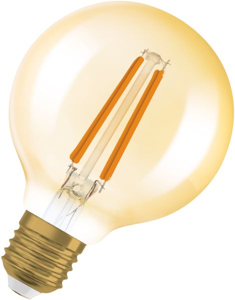 OSRAM Vintage 1906 Globe 80 60 Glühfaden DIM 7,2 W 824 Gold E27