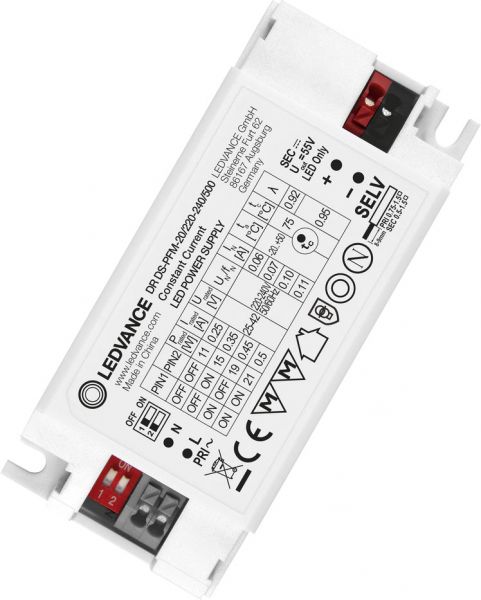 LEDVANCE LED DRIVER DIP-SWITCH PERFORMANCE -20/220-240/500