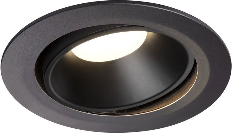 SLV NUMINOS® MOVE DL XL, Indoor, luminaria empotrada de techo led negro/negro 4000 K 55 °