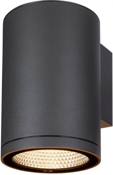 SLV ENOLA ROUND L, single outdoor LED surface-mounted wall light anthracite CCT 3000/4000K