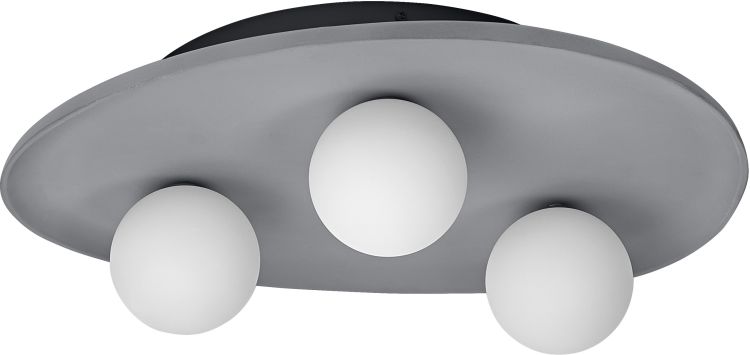 LEDVANCE Decor Concrete Nest Deckenleuchte 3XG9 Grau