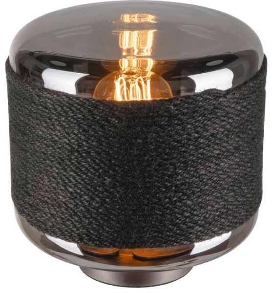 SLV PANTILO ROPE 19, Tischleuchte, E27, zylindrisch, 1 x max. 15 W, silber