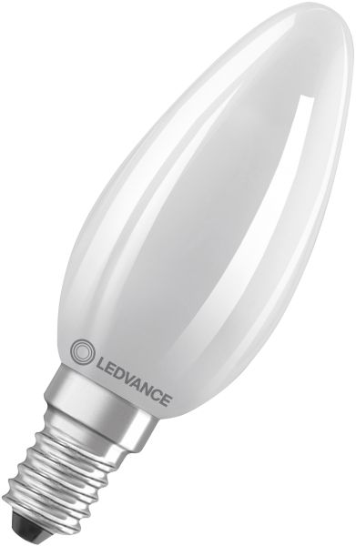 LEDVANCE LED Classic B 25 Glühfaden Energieeffizienzklasse A S 1,2 W 827 matt E14